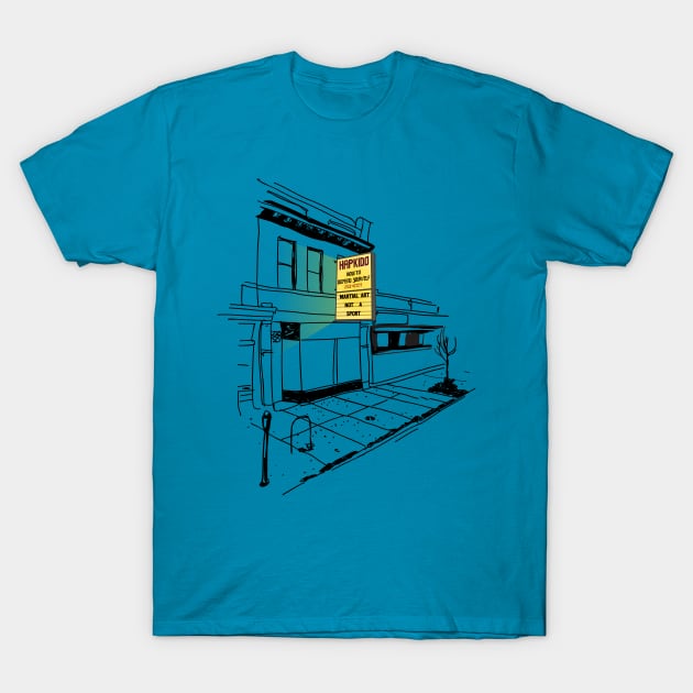 Chicago street view T-Shirt by jonsolomon